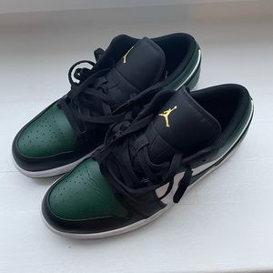 Jordan 1 Low Green Toe - 10.5 worn 3x